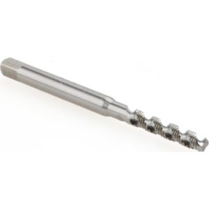 HERTEL #2-56 UNC, 3 Flute, 52&deg; Helix, Bottoming Chamfer, Bright Finish, High Speed Steel Spiral Flute STI Tap K007300AS