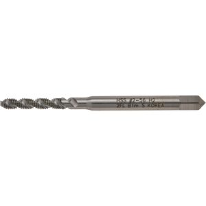 HERTEL #2-56 UNC, 2 Flute, 52&deg; Helix, Bottoming Chamfer, Bright Finish, High Speed Steel Spiral Flute STI Tap K007301AS