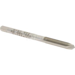 HERTEL Spiral Point STI Tap: #4-40 UNC, 2 Flutes, Plug, High Speed Steel, Bright/Uncoated K007002AS