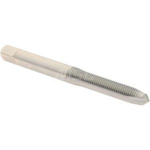 HERTEL Spiral Point STI Tap: #10-32 UNF, 2 Flutes, Plug, High Speed Steel, Bright/Uncoated K007038AS