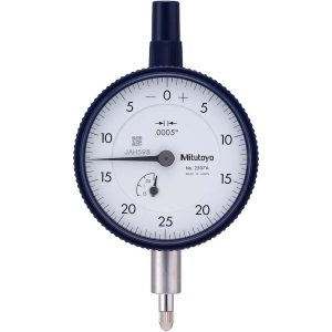 MITUTOYO Dial Drop Indicator: 0.1250" Max Measurement, 0-25-0 Dial Reading, 0.000500" Accuracy 2507A
