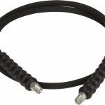 ENERPAC Hydraulic Pump Hose: 1/4" ID, 6' OAL, Rubber, 10,000 Max psi H9206S