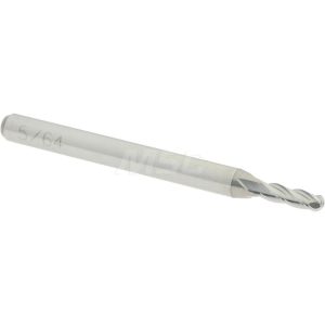 ACCUPRO Ball End Mill: 0.0781" Dia, 0.25" LOC, 4 Flute, Solid Carbide 07761075