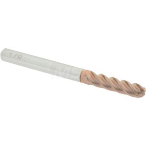 ACCUPRO Ball End Mill: 0.125" Dia, 0.5" LOC, 4 Flute, Solid Carbide 07767411