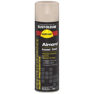 RUST-OLEUM Rustproof Enamel Spray Paint: Almond, Gloss, 20 oz V2170838