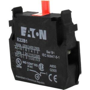 EATON CUTLER-HAMMER NC, Electrical Switch Contact Block E22B1