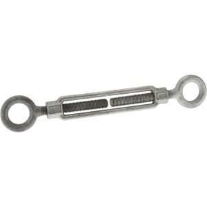 CLEVELAND-CITY FORGE INC 3,500 Lb Load Limit, 5/8" Thread Diam, 6" Take Up, Steel Eye & Eye Turnbuckle 10728
