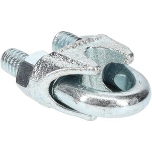 VALUE COLLECTION Wire Rope Clip: 3/8" Rope Dia, Malleable Iron 20925