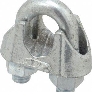 VALUE COLLECTION Wire Rope Clip: 7/16" Rope Dia, Malleable Iron 20930