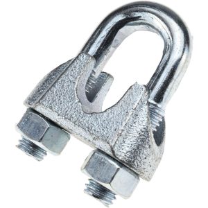 VALUE COLLECTION Wire Rope Clip: 5/8" Rope Dia, Malleable Iron 20945