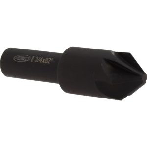 KEO Countersink: 3/4" Head Dia, 82.00 deg Included Angle, 6 Flute, High-Speed Steel, Right Hand Cut 919-000-352