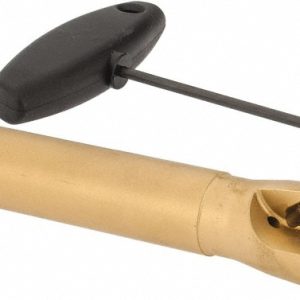 SECO Indexable Copy End Mill: 1-1/4" Cut Dia, 0.394" Max Depth of Cut, Through Coolant 00054103