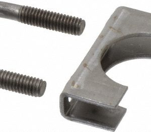 CLAMPS INCORPORATED Round U-Bolt: Clamping Mount, 5/16-18 UNC, 1" Thread Length, for 1-1/8" Pipe, 1.36" Inside Width, Steel PC113T