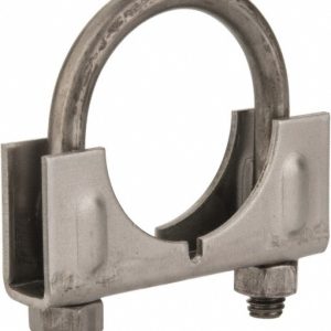 CLAMPS INCORPORATED Round U-Bolt: Clamping Mount, 5/16-18 UNC, 1" Thread Length, for 1-1/2" Pipe, 1.67" Inside Width, Steel PC150T
