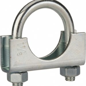 CLAMPS INCORPORATED Round U-Bolt: Clamping Mount, 5/16-18 UNC, 1" Thread Length, for 1-1/8" Pipe, 1.36" Inside Width, Steel PC113T1