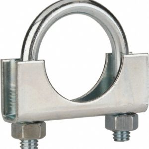 CLAMPS INCORPORATED Round U-Bolt: Clamping Mount, 5/16-18 UNC, 1" Thread Length, for 1-1/4" Pipe, 1.48" Inside Width, Steel PC125T1