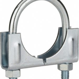 CLAMPS INCORPORATED Round U-Bolt: Clamping Mount, 5/16-18 UNC, 1" Thread Length, for 1-3/4" Pipe, 1.92" Inside Width, Steel PC175T1