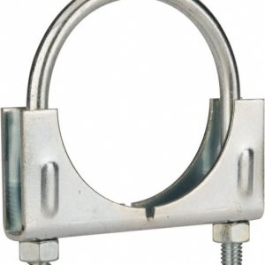 CLAMPS INCORPORATED Round U-Bolt: Clamping Mount, 5/16-18 UNC, 1-1/4" Thread Length, for 2-1/2" Pipe, 2.67" Inside Width, Steel PC250T1
