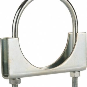 CLAMPS INCORPORATED Round U-Bolt: Clamping Mount, 5/16-18 UNC, 1-1/2" Thread Length, for 3" Pipe, 3.17" Inside Width, Steel PC300T1