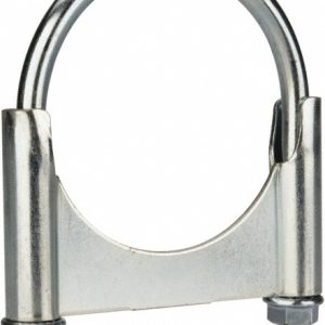 CLAMPS INCORPORATED Round U-Bolt: Clamping Mount, 3/8-16 UNC, 1-1/2" Thread Length, for 3" Pipe, 3.17" Inside Width, Steel U300T1