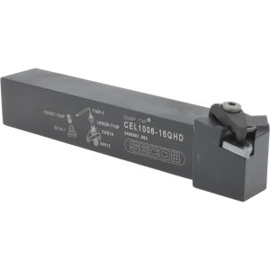 SECO Indexable Threading Toolholder: External, Left Hand, Uses 1 Inserts, 1 x 1" Shank 02462852