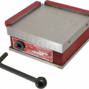 SUBURBAN TOOL SineSet 6" Long x 6" Wide Permanent Magnetic Sine Plate Chuck MC66FPS1