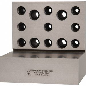 SUBURBAN TOOL 4" Wide x 4" Deep x 4" High Steel Precision-Ground Angle Plate AP444S1
