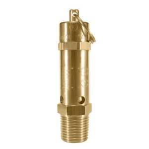 KINGSTON ASME Safety Relief Valve: 3/8" Inlet, 100 Max psi 112CSS-3-100