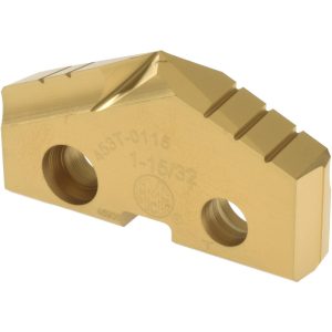 ALLIED MACHINE AND ENGINEERING Spade Drill Insert: 1-15/32" Dia, Seat Size 3, Cobalt, 132 deg Point 453T-0115