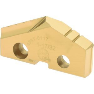 ALLIED MACHINE AND ENGINEERING Spade Drill Insert: 1-17/32" Dia, Seat Size 3, High Speed Steel, 132 deg Point 433T-0117