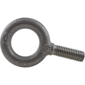 CLEVELAND-CITY FORGE INC Fixed Lifting Eye Bolt: Without Shoulder, 2,400 lb Capacity, 1/2-13 Thread, Grade 1030 Steel 13641