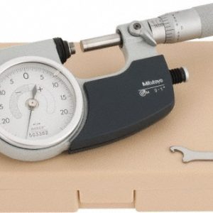 MITUTOYO Mechanical Outside Micrometer: 1" Range, 0.0005" Graduation 510-131