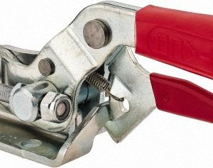 DE-STA-CO Pull-Action Latch Clamp: Horizontal, 2,000 lb, U-Hook, Flanged Base 341-R