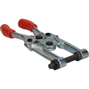 LAPEER 181.44 Kg Load Capacity, 1-3/16" Throat Depth, 4-3/4" OAL, Carbon Steel, C Style Plier Clamp P-400
