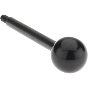 GIBRALTAR 10-32 Stem, 3/4" Knob Diam, 1/4" Shaft Diam, Gear Lever Arm with Ball Knob GL-10-G