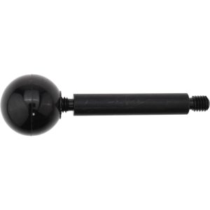 GIBRALTAR 3/8-16 Stem, 1-3/8" Knob Diam, 1/2" Shaft Diam, Gear Lever Arm with Ball Knob GL-48-G