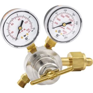 SMITH/MILLER 540 CGA Inlet Connection, B Fitting, 100 Max psi, Oxygen Welding Regulator 30-100-540