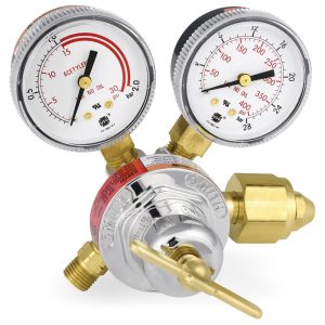 SMITH/MILLER 300 CGA Inlet Connection, B Fitting, 15 Max psi, Acetylene Welding Regulator 30-15-300