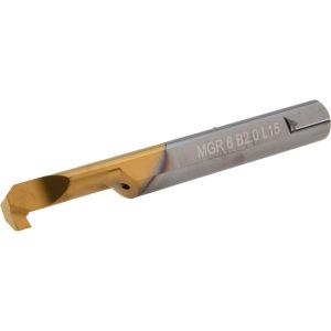 CARMEX Grooving Tool: Right Hand, 4.00 mm Shank Dia, 2.00 mm Groove Width MGR6B2.0L15