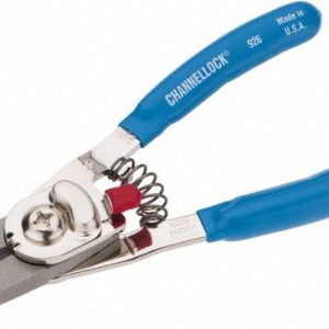 CHANNELLOCK 1/4 to 1" Ring Internal, 1/8 to 1" Ring External, Plastic Dipped Combination Retaining Ring Pliers 926