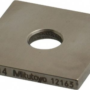 MITUTOYO Square Steel Gage Block: 0.1004", Grade 0 614124-531