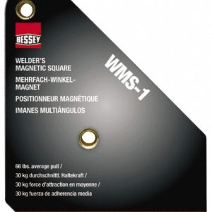 BESSEY 3-3/4" Wide x 3/4" Deep x 4-3/8" High Magnetic Welding & Fabrication Square WMS-1