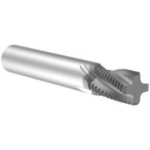 ALLIED MACHINE AND ENGINEERING Helical Flute Thread Mill: 7/8-14, Internal/External, 4 Flute, 1/2" Shank Dia, Solid Carbide TMAK0875-14