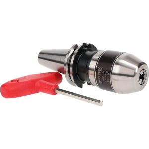 ACCUPRO Drill Chuck: 1/32 to 1/2" Capacity, Integral Shank Mount, CAT40 HX01340410MSC