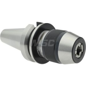 ACCUPRO Drill Chuck: 1/32 to 1/2" Capacity, Integral Shank Mount, BT40 NP01340200MSC
