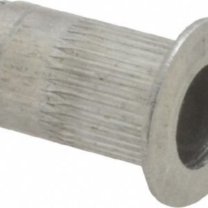 ADVANCE COMPONENTS INC #8-32, 0.265 Insert Diam, 0.47" OAL, Knurled Body Open End Threaded Insert ALA1-832-130