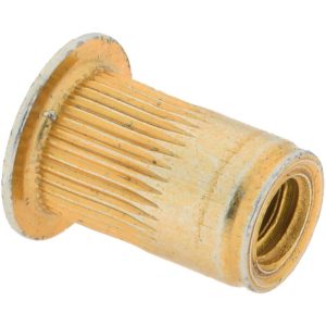 ADVANCE COMPONENTS INC #10-24, 0.296 Insert Diam, 0.475" OAL, Knurled Body Open End Threaded Insert ALS4T-1024-130
