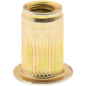 ADVANCE COMPONENTS INC #10-32, 0.296 Insert Diam, 0.475" OAL, Knurled Body Open End Threaded Insert ALS4T-1032-130