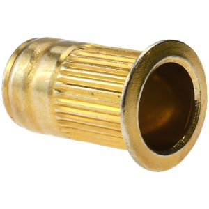 ADVANCE COMPONENTS INC 1/4-20, 0.39 Insert Diam, 0.68" OAL, Knurled Body Open End Threaded Insert ALS4T-420-260