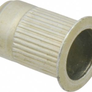 ADVANCE COMPONENTS INC 5/16-18, 0.53 Insert Diam, 0.805" OAL, Knurled Body Open End Threaded Insert ALS4T-518-312